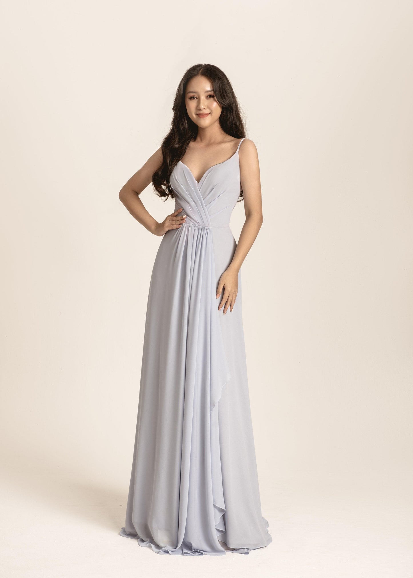 V Neck Bridesmaid Dress | Alice Bridesmaid Dress | Dare and Dazzle