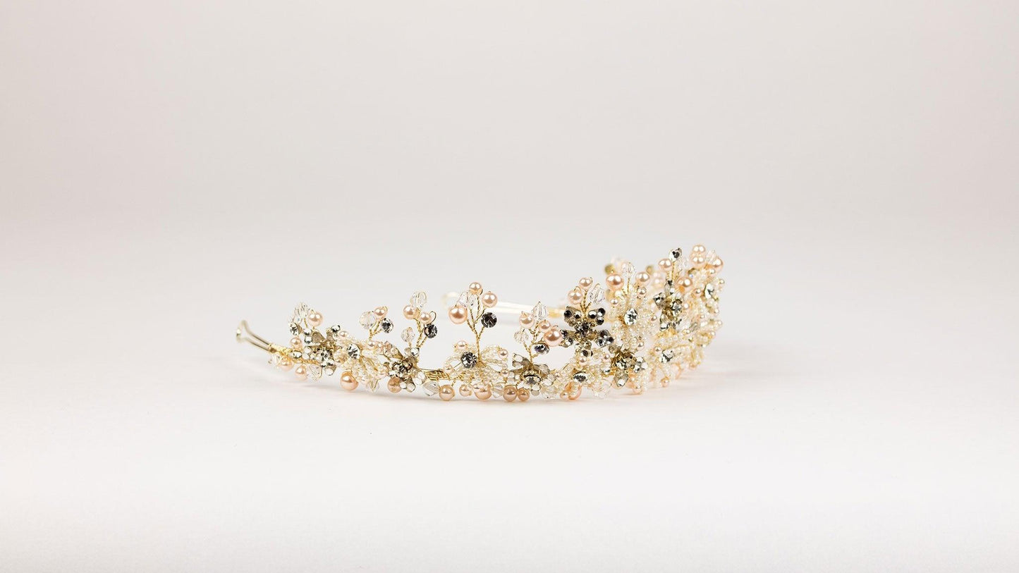 Women's Tiara Crown | Iris Tiara Crown | Dare and Dazzle