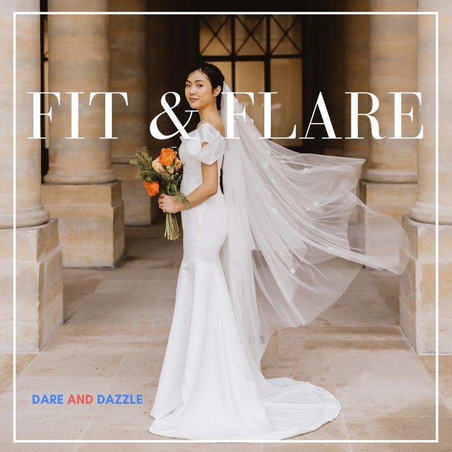 Fit and flare wedding dresses and how to choose the one for you - Dare and Dazzle
