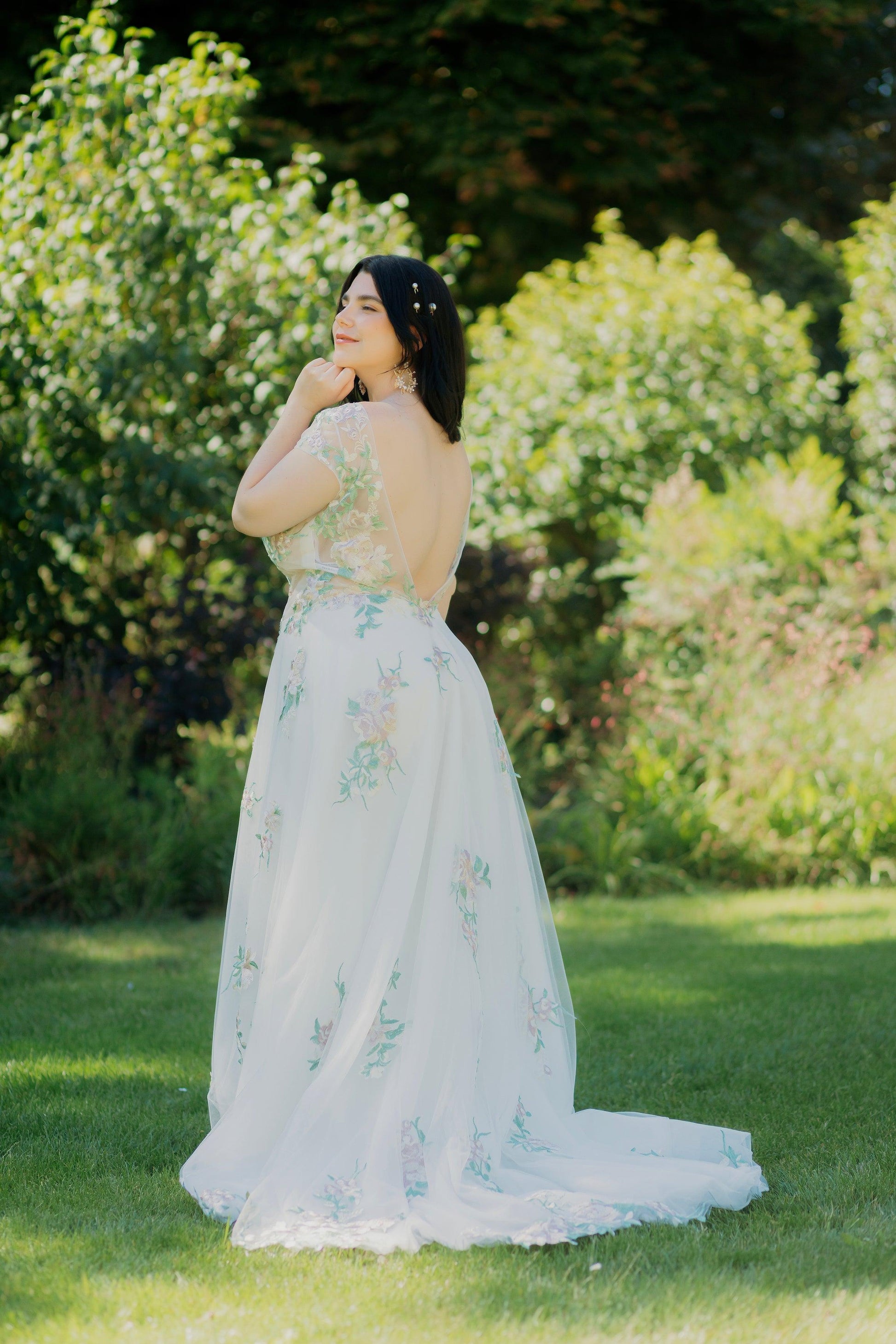 Open Back Wedding Dress | Katia Wedding Dress | Dare and Dazzle