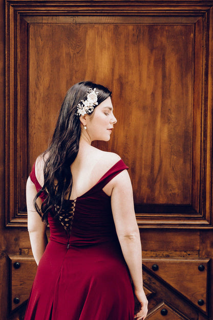 Flower Hair Comb | Hair Comb Clip | Dare and Dazzle