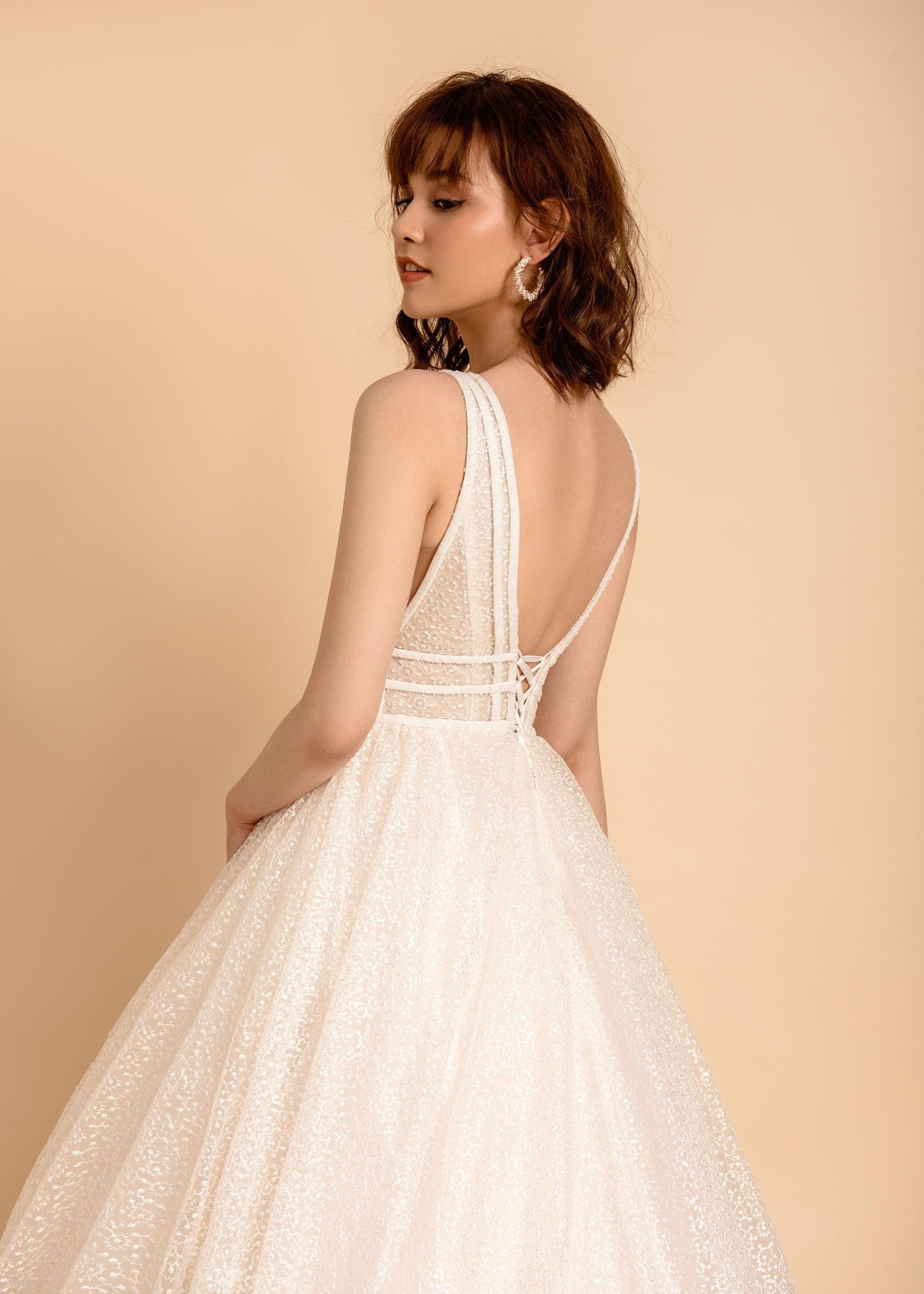 A Line Wedding Dress | Amelia Wedding Dress | Dare and Dazzle