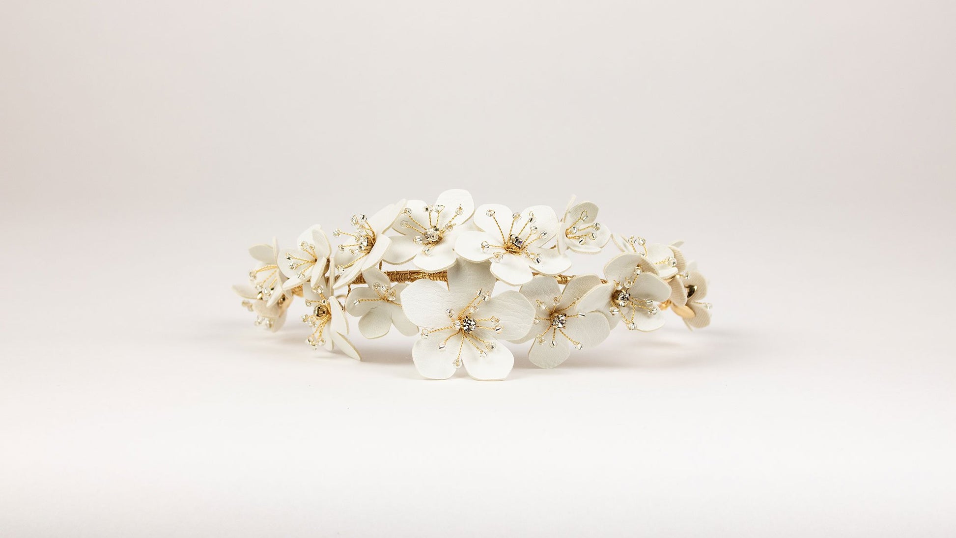 Flower Rhinestone Headband | Flower Crown Headband | Dare and Dazzle