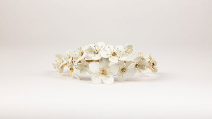 Flower Rhinestone Headband | Flower Crown Headband | Dare and Dazzle