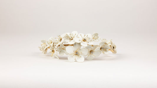 Flower Rhinestone Headband | Flower Crown Headband | Dare and Dazzle
