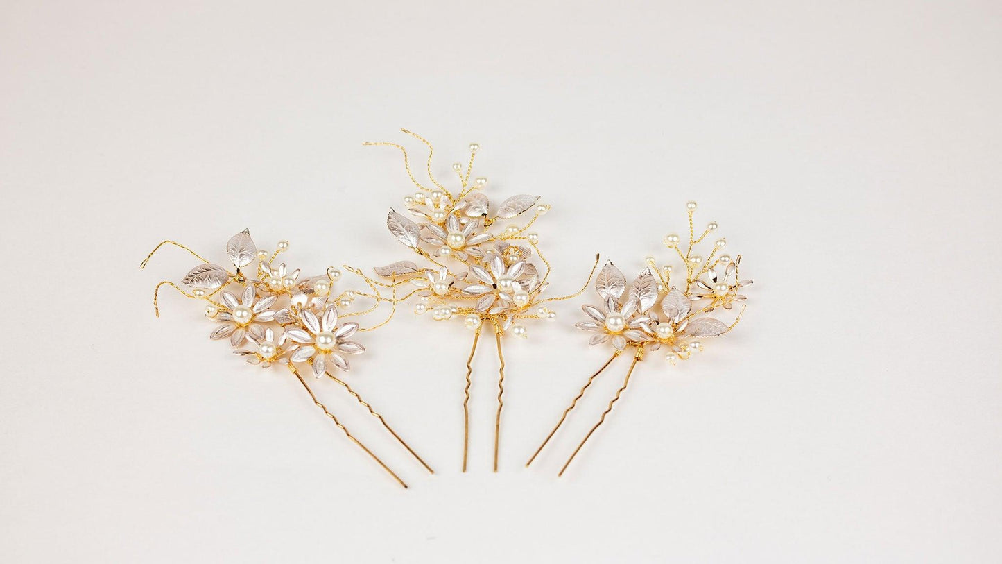 Wedding Hair Pins | Pearl Hair Pins | Dare and Dazzle