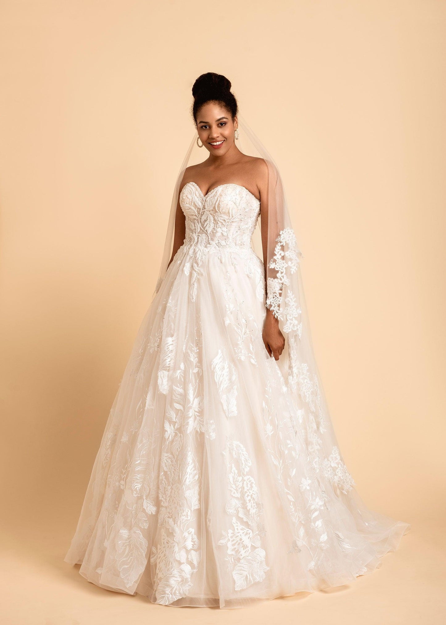 Strapless Wedding Dress | Audrey Hepburn Dress | Dare and Dazzle