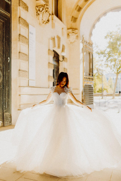 White Ball Gown | Princess Ball Gown | Dare and Dazzle