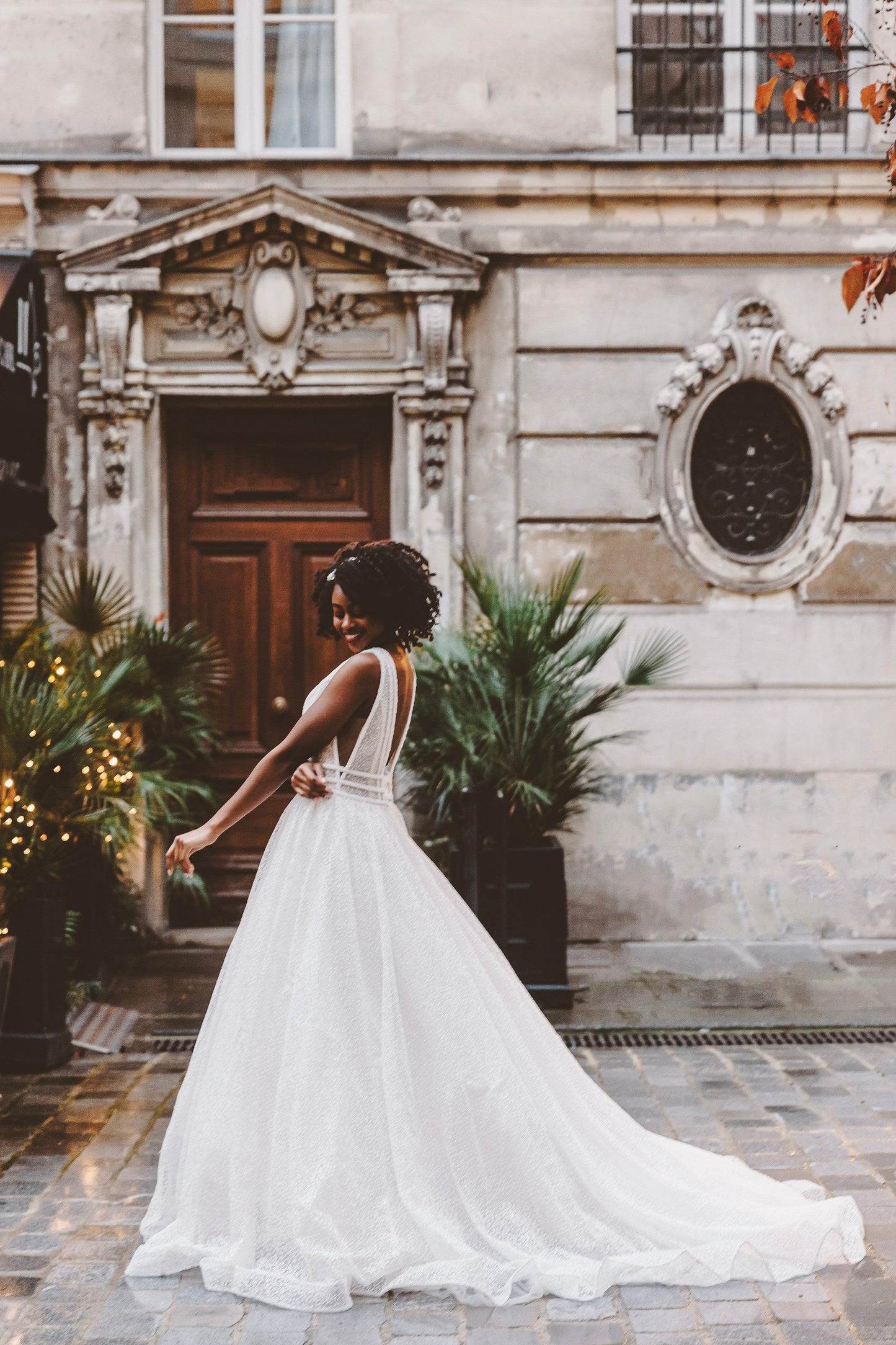 A Line Wedding Dress | Amelia Wedding Dress | Dare and Dazzle