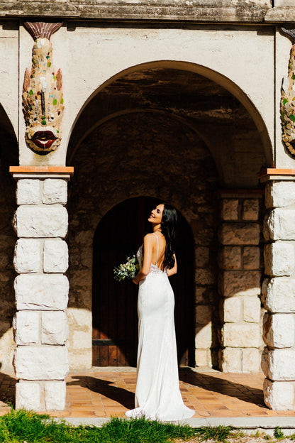 Silk Wedding Gown | Tilly Wedding Gown | Dare and Dazzle