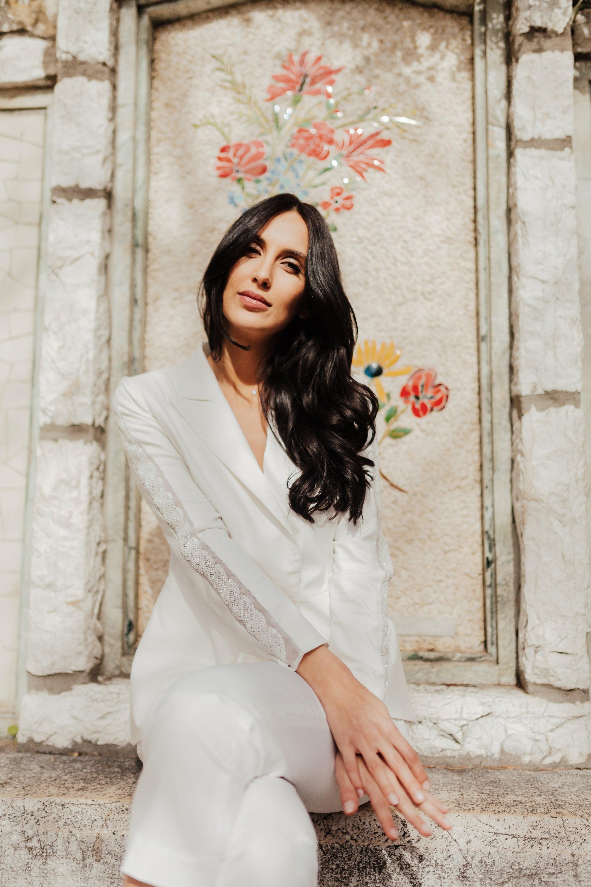 Women's Wedding Suit | White Wedding Suit | Dare and Dazzle 20 / White / Rent Women's Wedding Suit | White Wedding Suit | Dare and Dazzle 20 / White / Rent