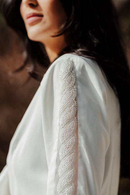 Women's Wedding Suit | White Wedding Suit | Dare and Dazzle