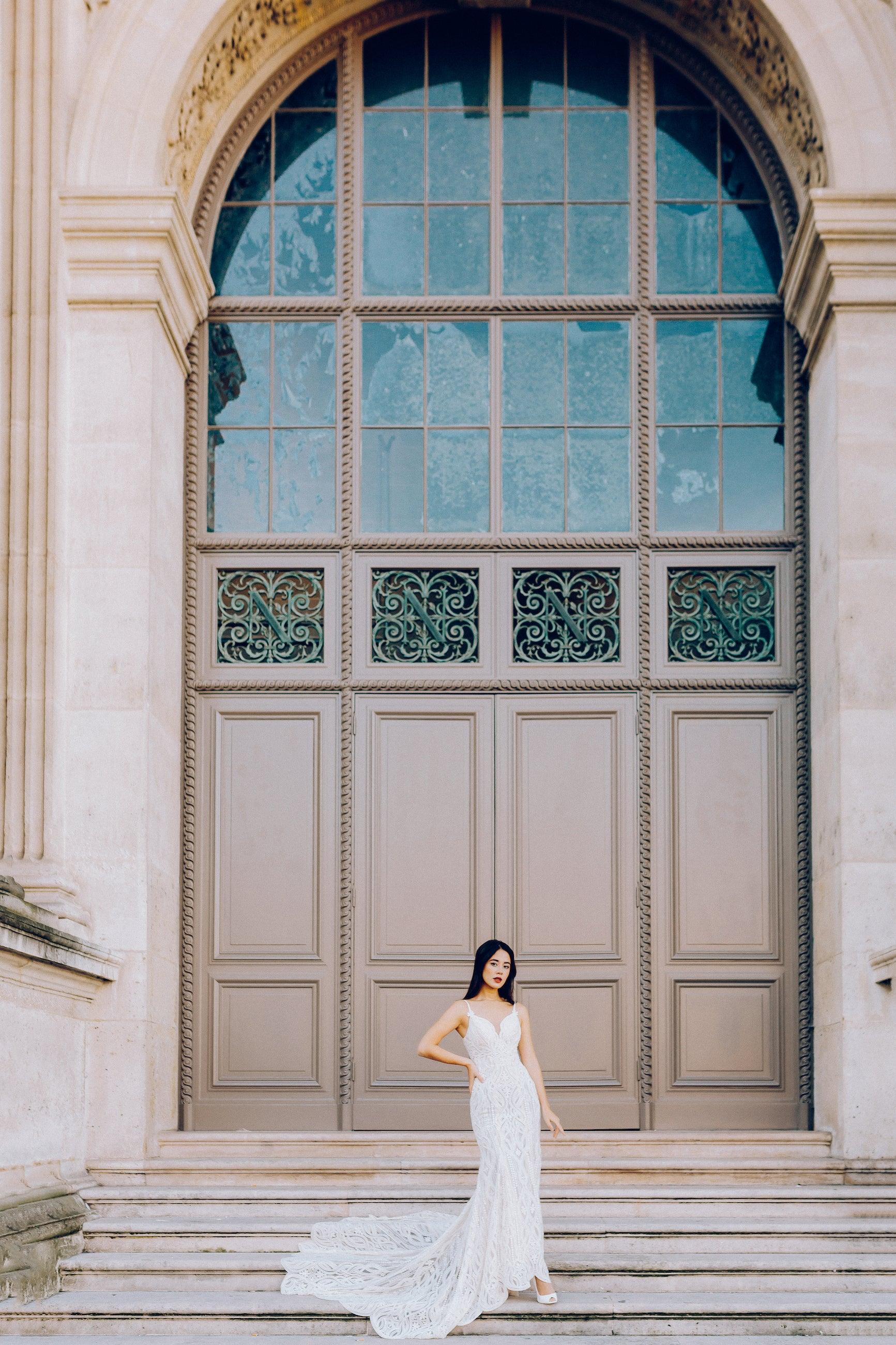 Fit and Flare Wedding Dress | Gabriela Gown | Dare and Dazzle