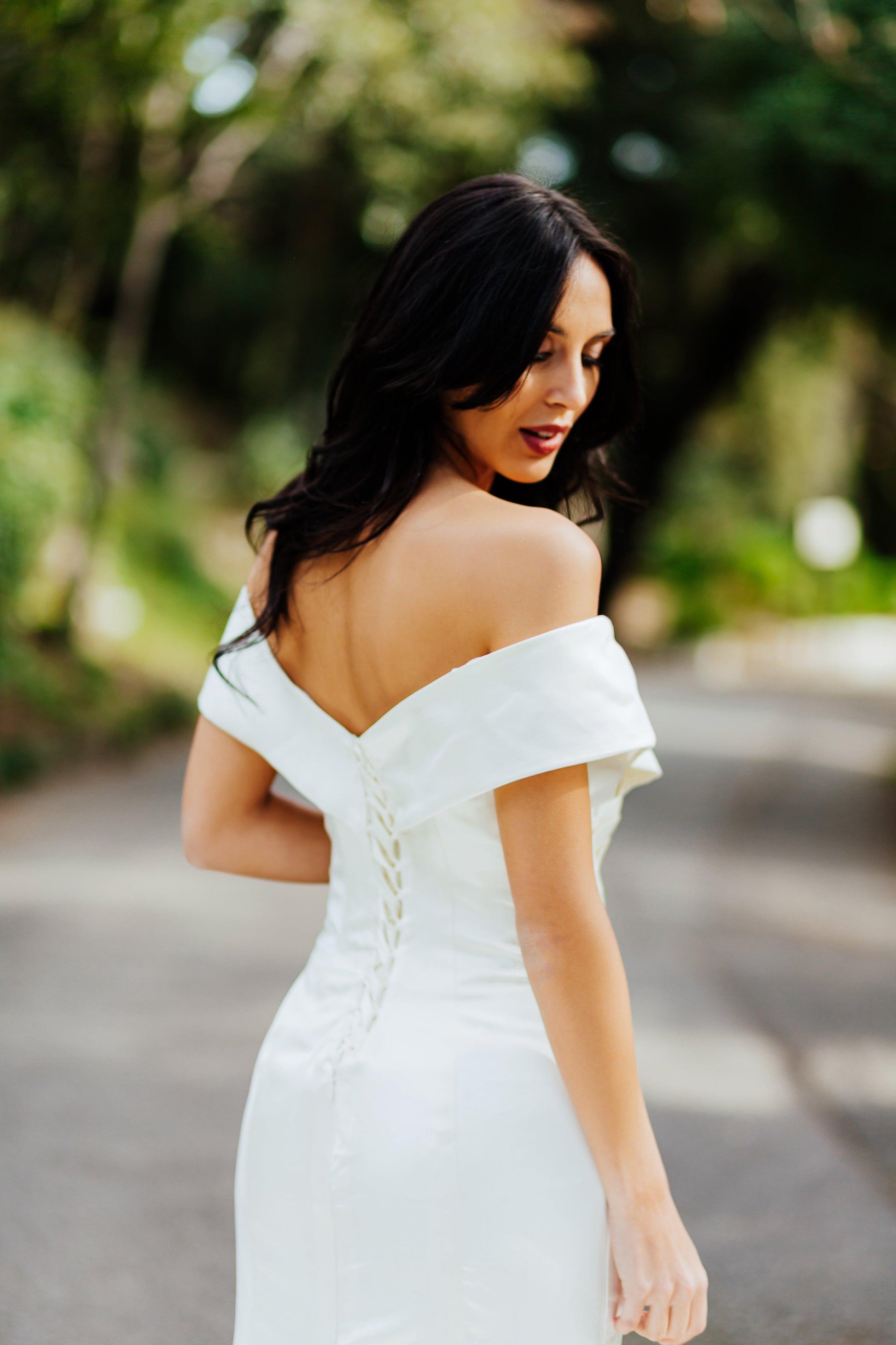 Off Shoulder Gown | Fit and Flare Gown | Dare and Dazzle