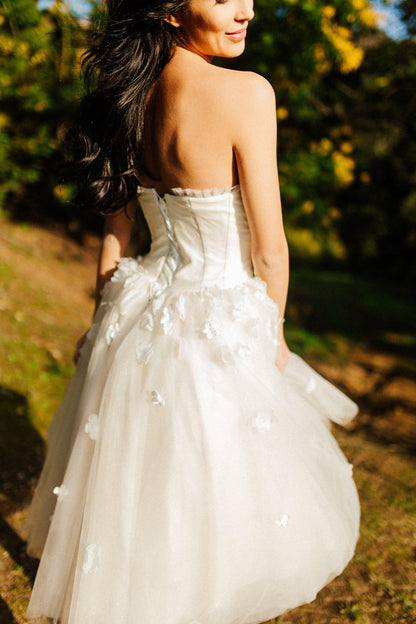 Tea Length Wedding Dress | Tea Length Dress | Dare and Dazzle