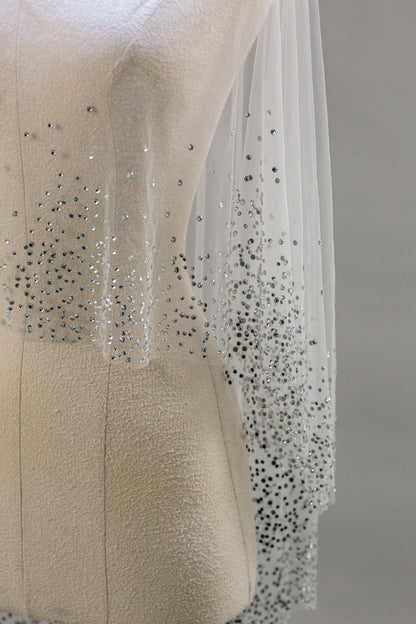 Wedding Cape Veil | Angelica Cape Veil | Dare and Dazzle