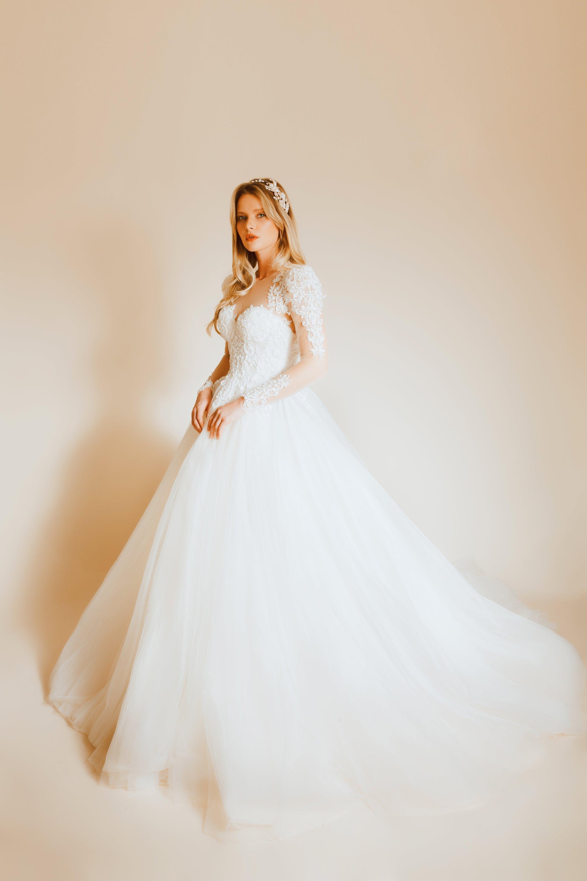 White Ball Gown | Princess Ball Gown | Dare and Dazzle