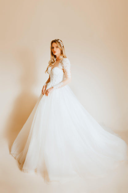 White Ball Gown | Princess Ball Gown | Dare and Dazzle