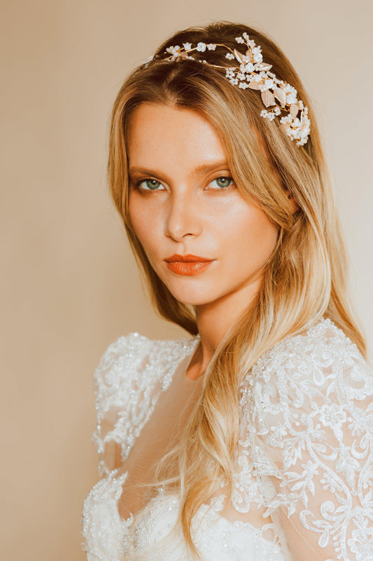 Bridal Hair Band | Boronia Headband | Dare and Dazzle