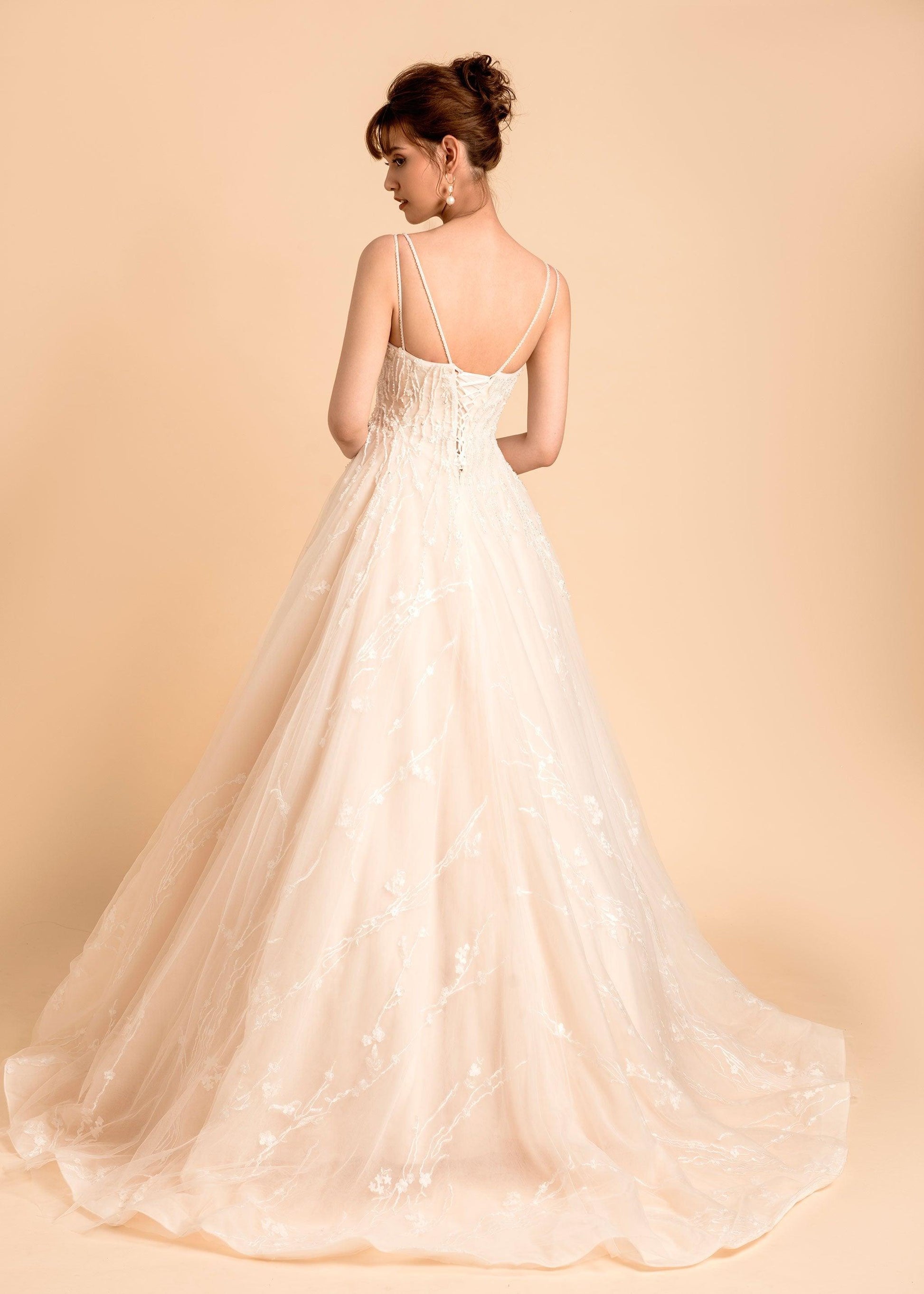 A Line Wedding Gown | A Line Silhouette Dress | Dare and Dazzle Ivory / 20 / Rent A Line Wedding Gown | A Line Silhouette Dress | Dare and Dazzle Ivory / 20 / Rent
