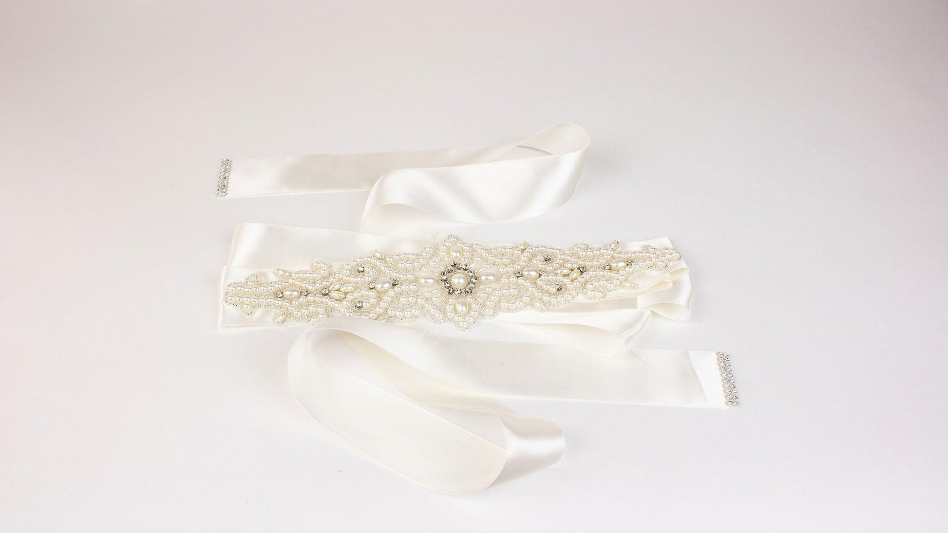 Pearl Bridal Belt | Pearl Bridal Sash | Dare and Dazzle