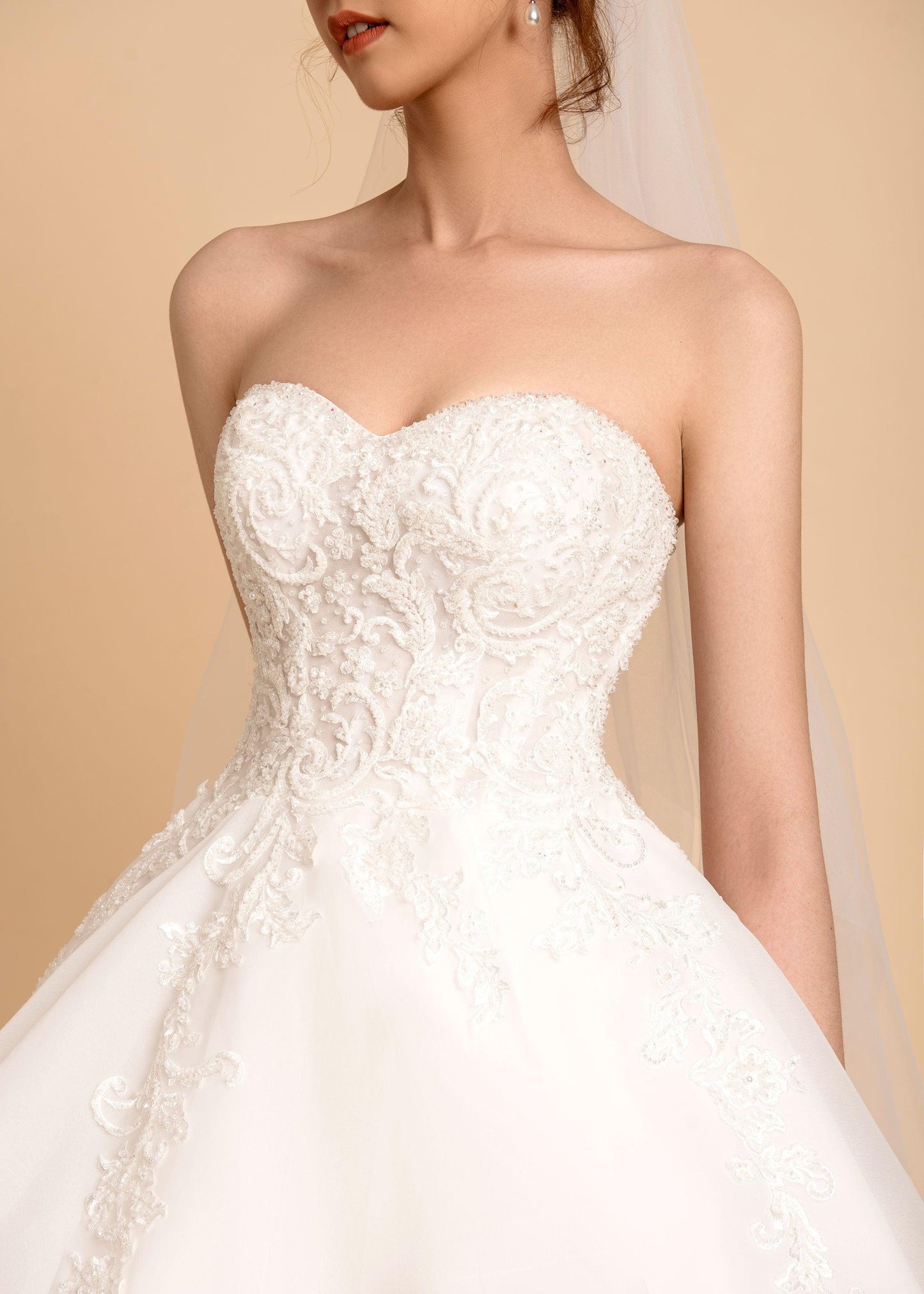 Organza Wedding Dress | Flattering Wedding Dress | Dare and Dazzle