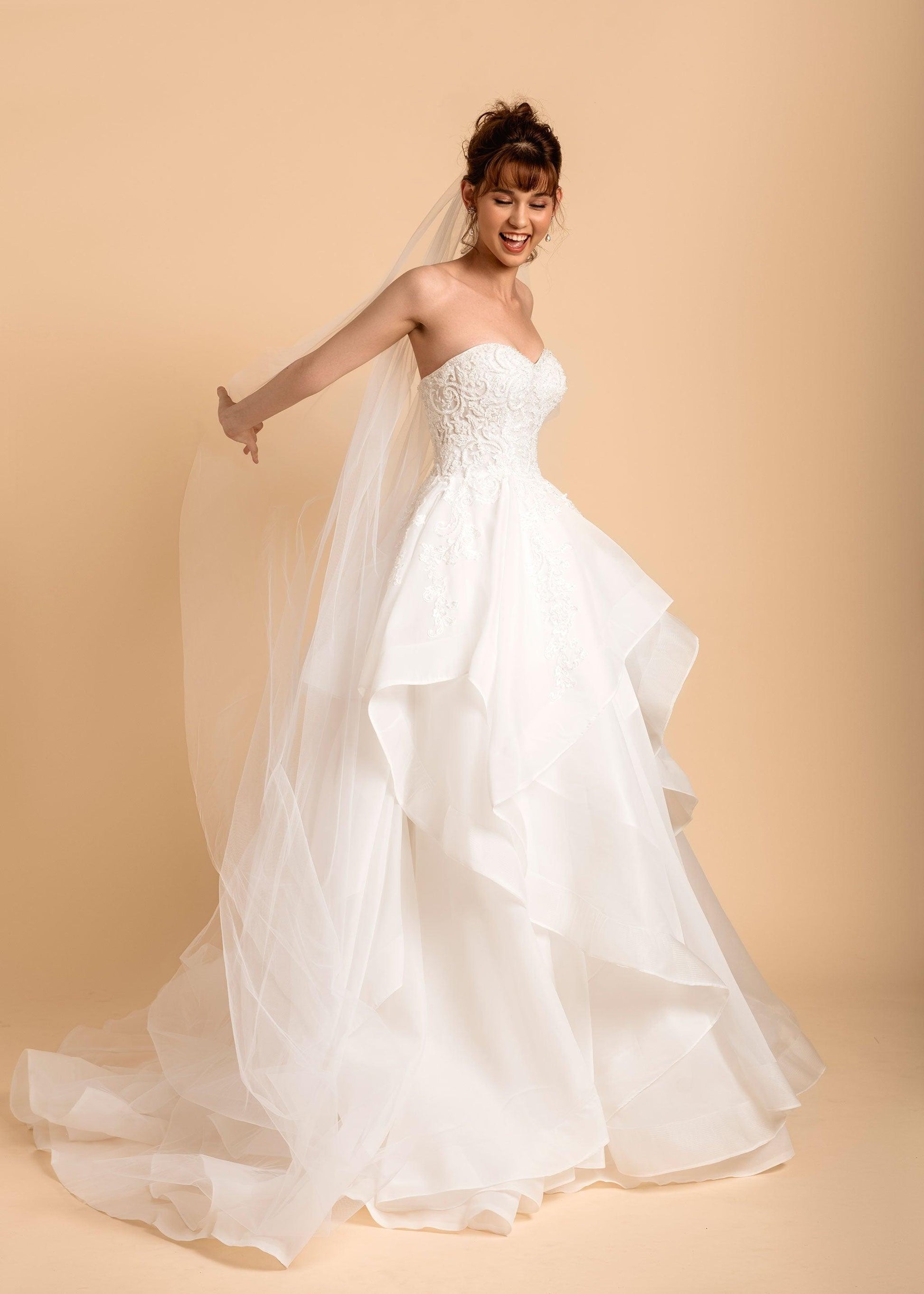 Organza Wedding Dress | Flattering Wedding Dress | Dare and Dazzle