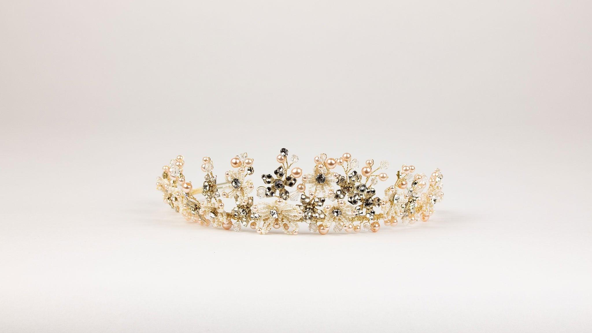 Women's Tiara Crown | Iris Tiara Crown | Dare and Dazzle