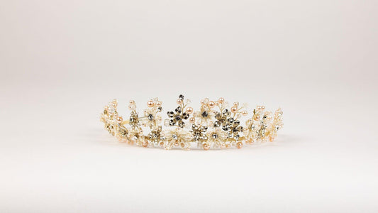 Women's Tiara Crown | Iris Tiara Crown | Dare and Dazzle