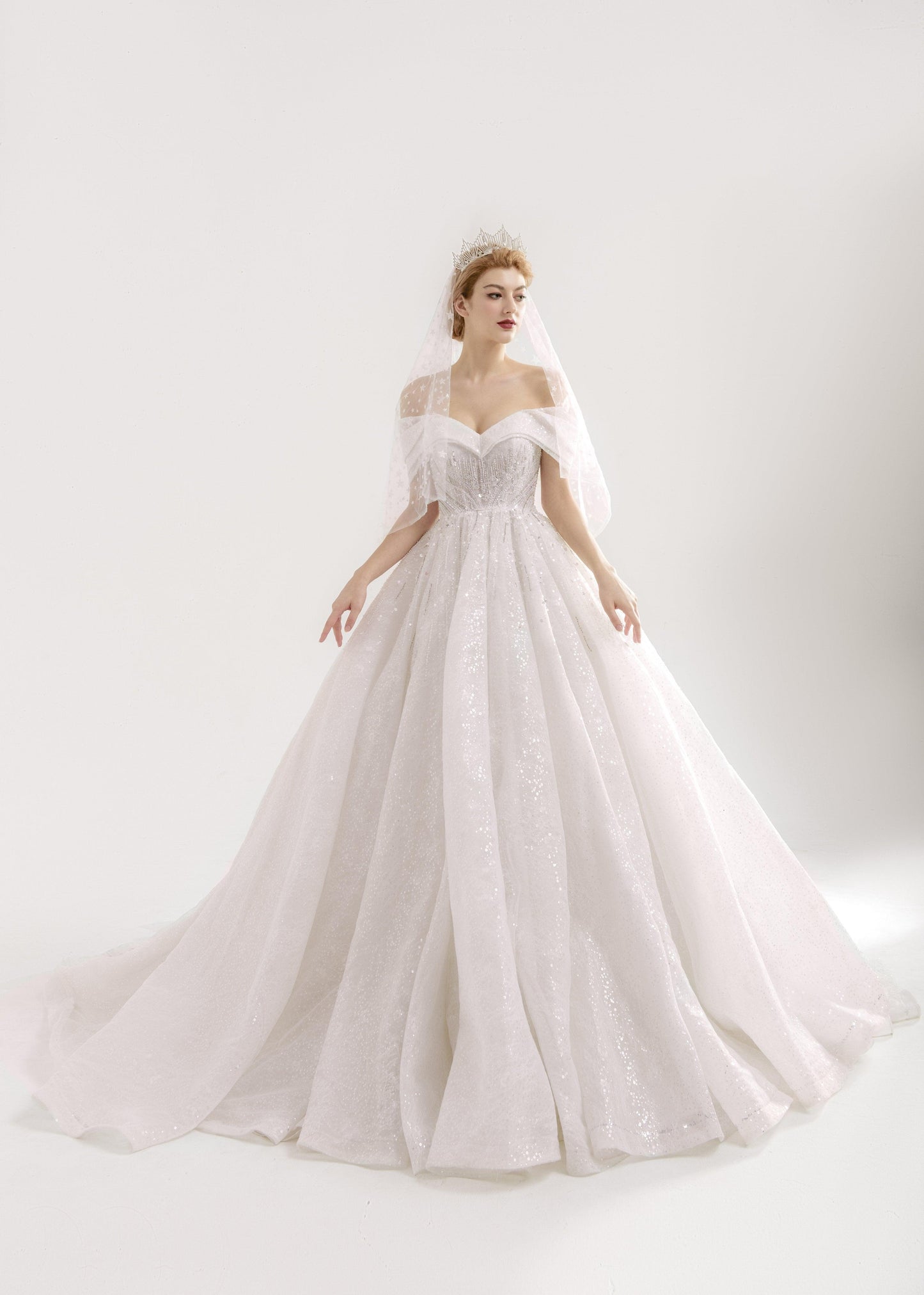 Princess Wedding Gown | Off Shoulder Bridal Gown | Dare and Dazzle