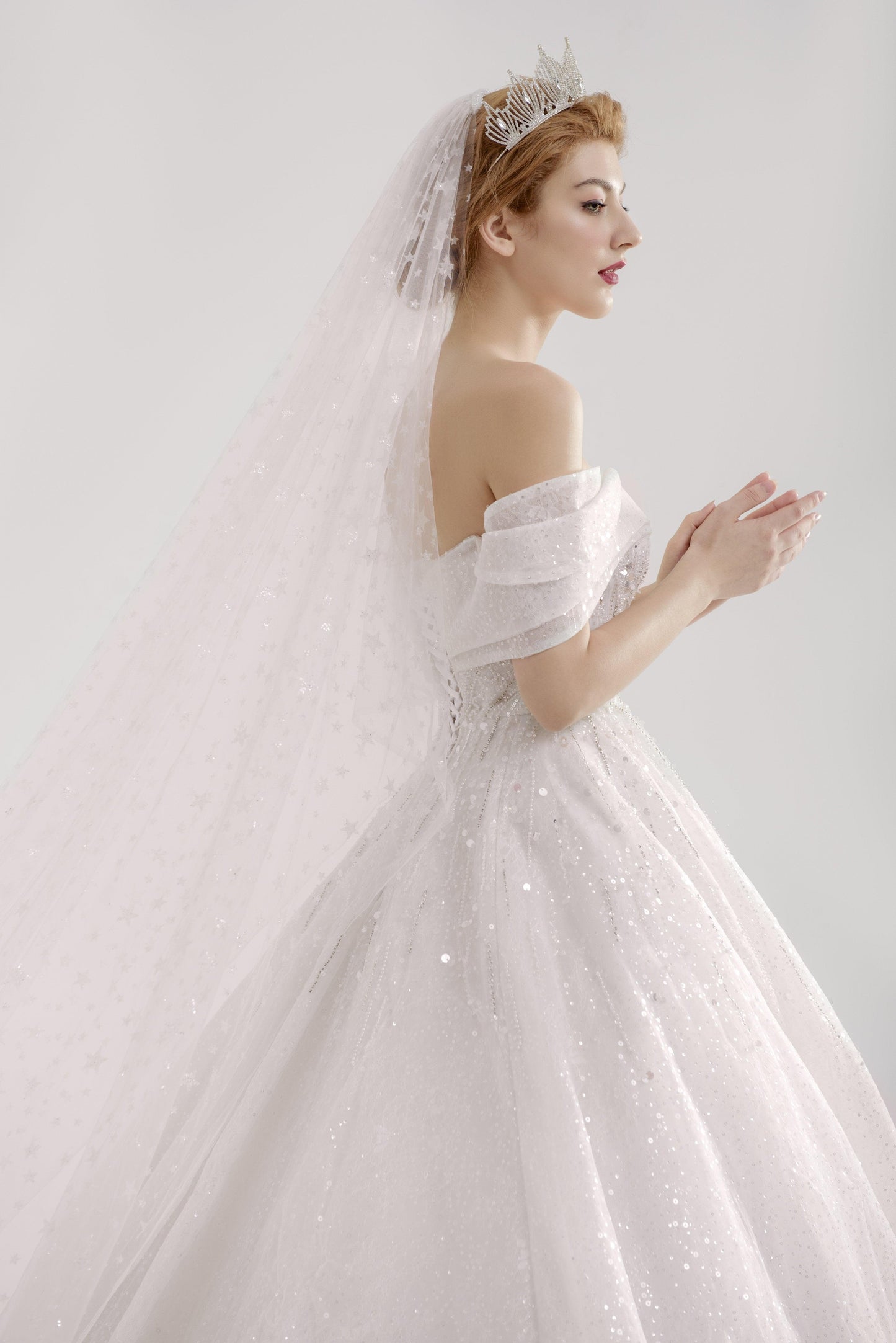 Princess Wedding Gown | Off Shoulder Bridal Gown | Dare and Dazzle