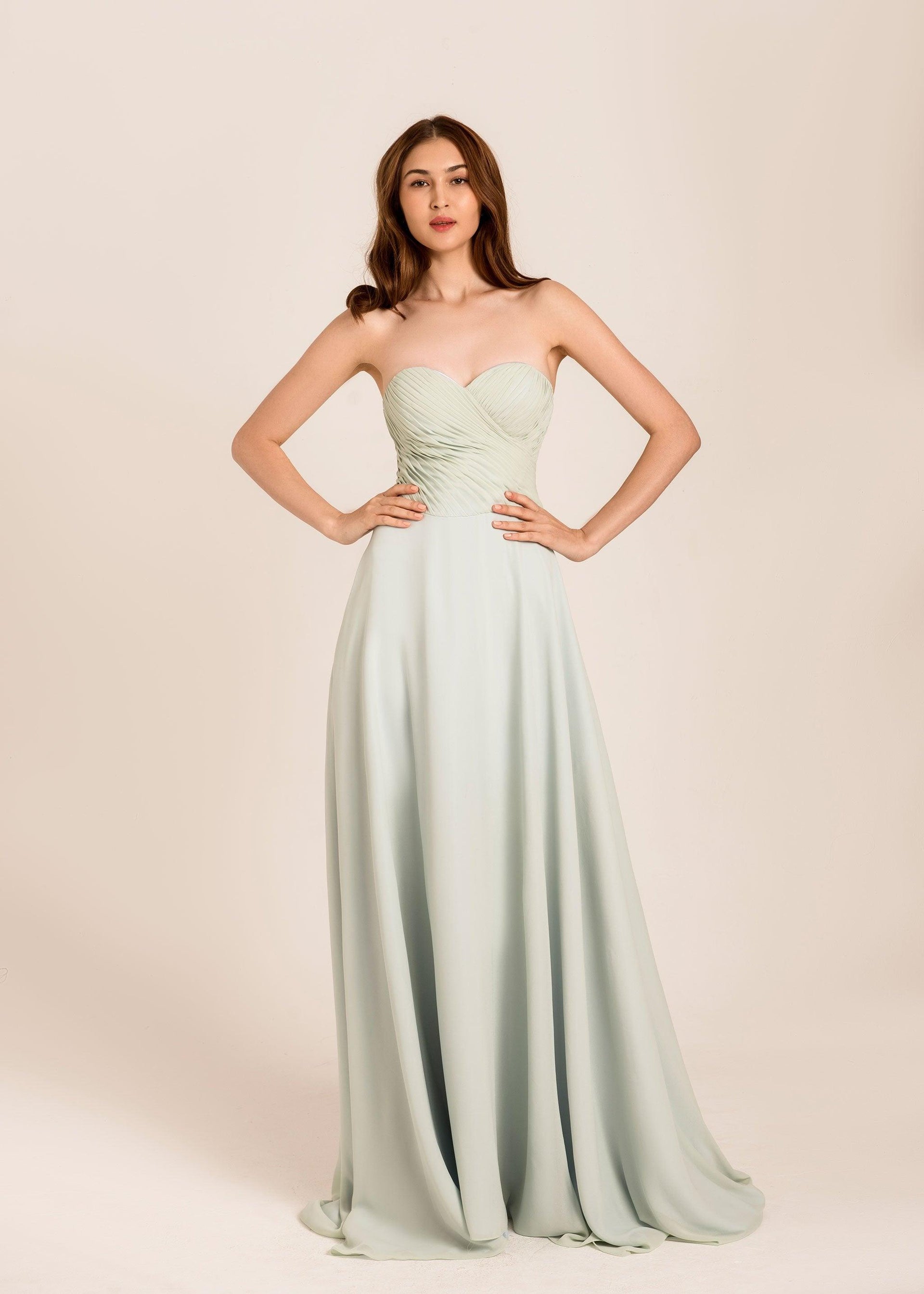 Sweetheart Neckline Bridesmaid Dress