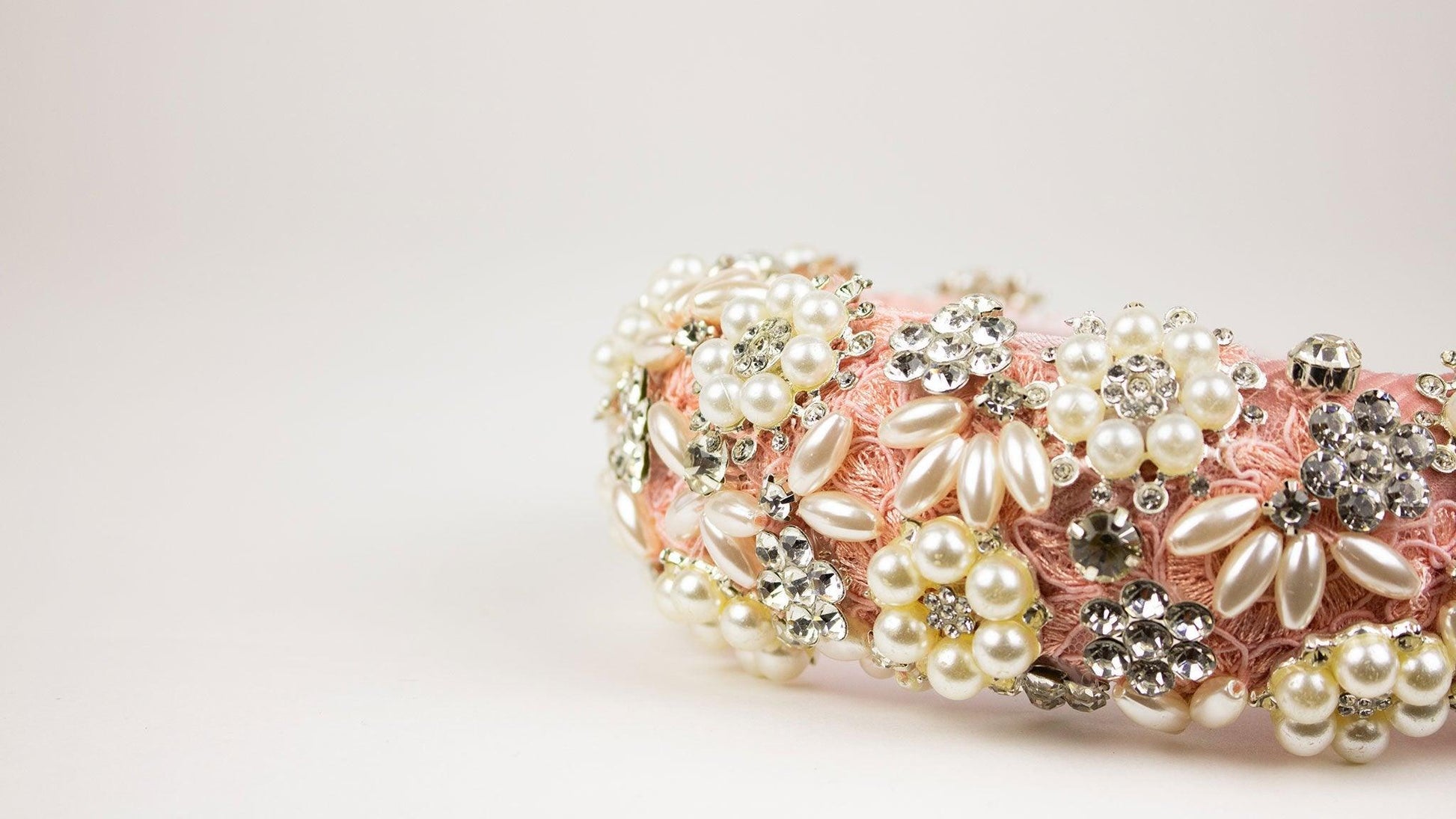 Pearl Embellished Headband | Peonie Headband | Dare and Dazzle