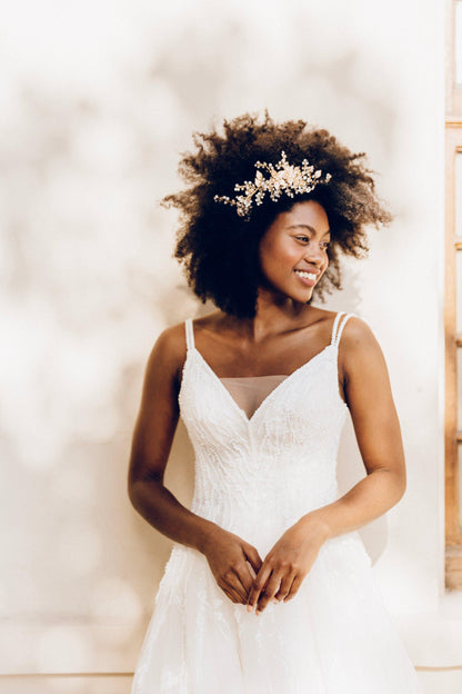 Bridal Hair Accessories | Floral Hair Comb | Dare and Dazzle