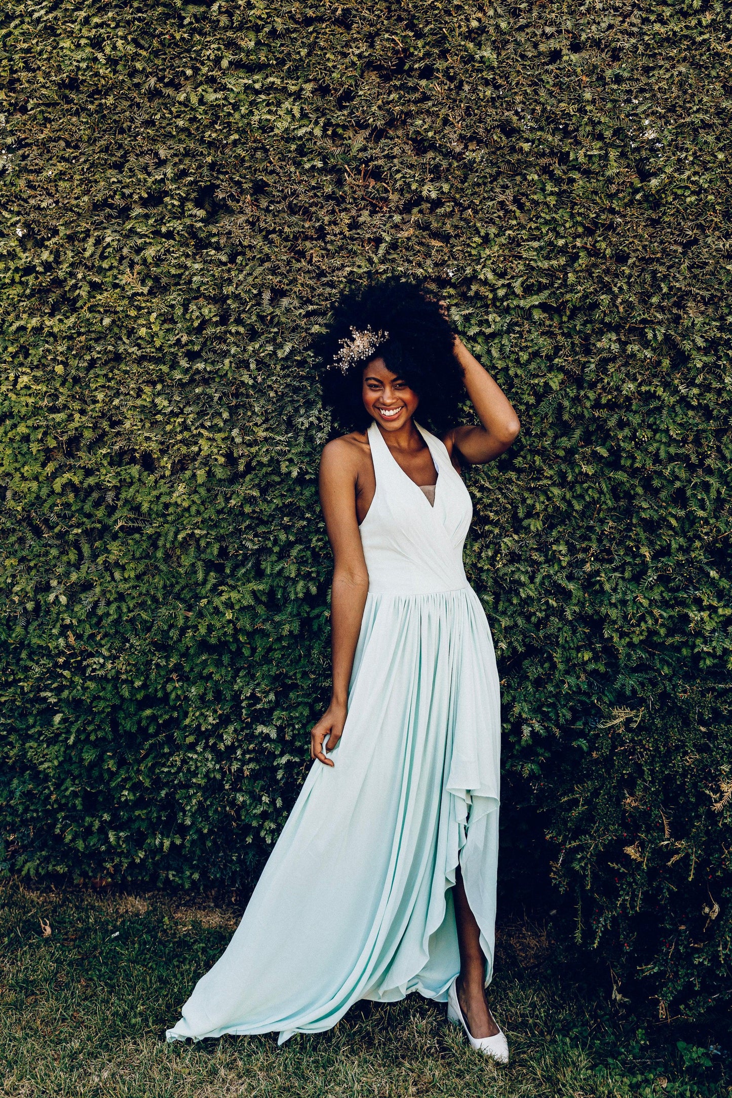 Halter Neck Bridesmaid Dress | Halter Neck Dress | Dare and Dazzle