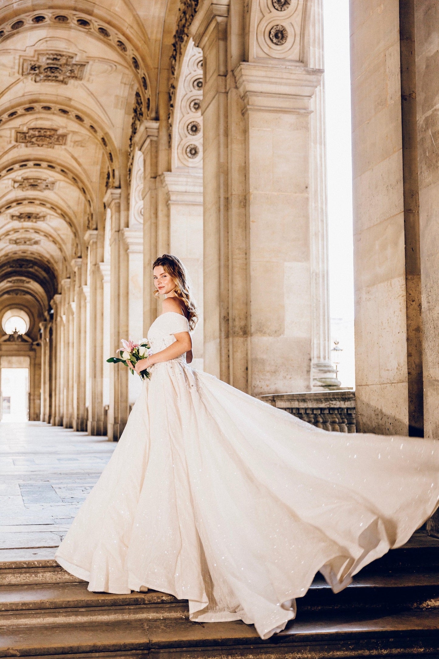 Princess Wedding Gown | Off Shoulder Bridal Gown | Dare and Dazzle