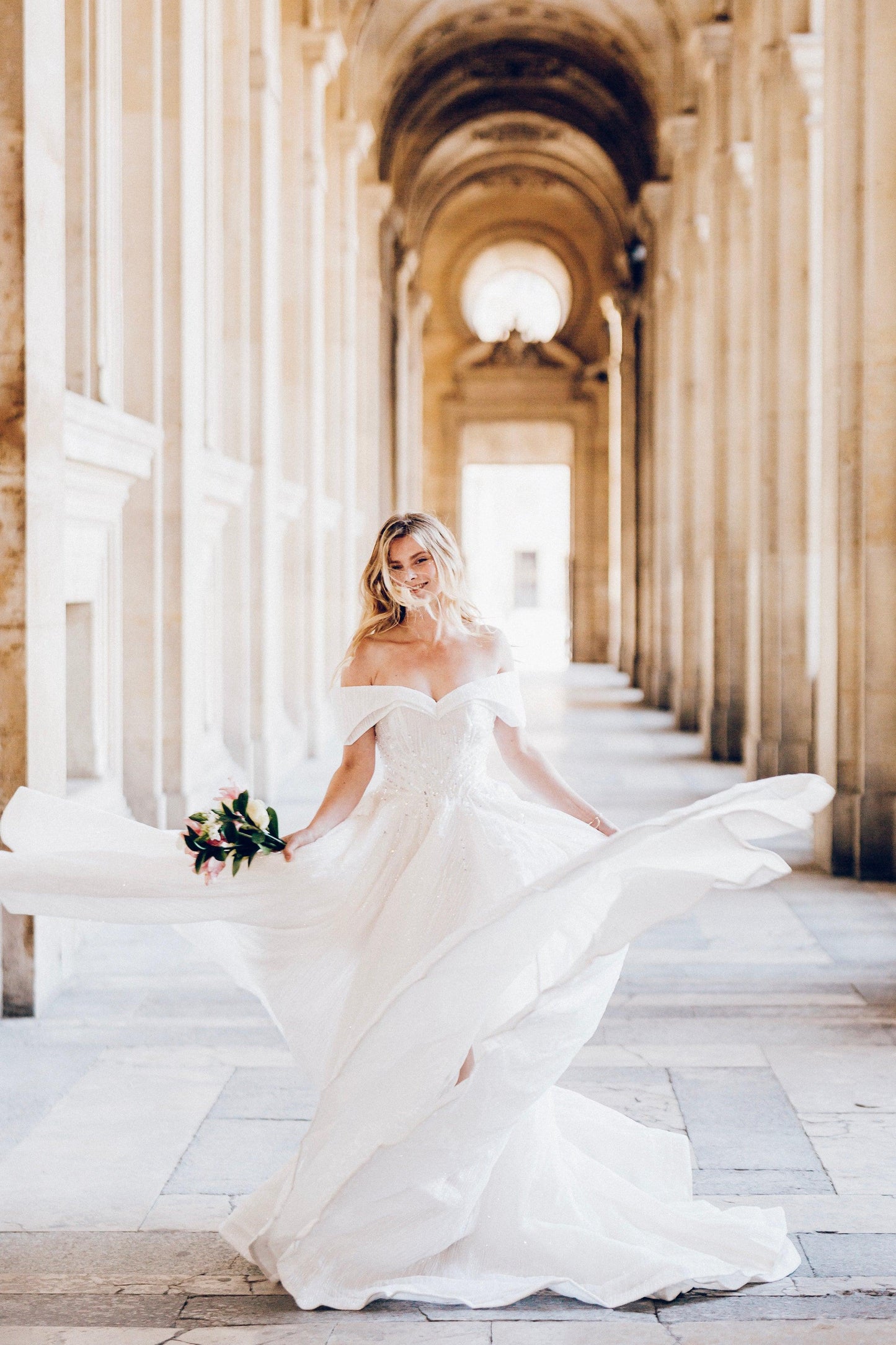 Princess Wedding Gown | Off Shoulder Bridal Gown | Dare and Dazzle
