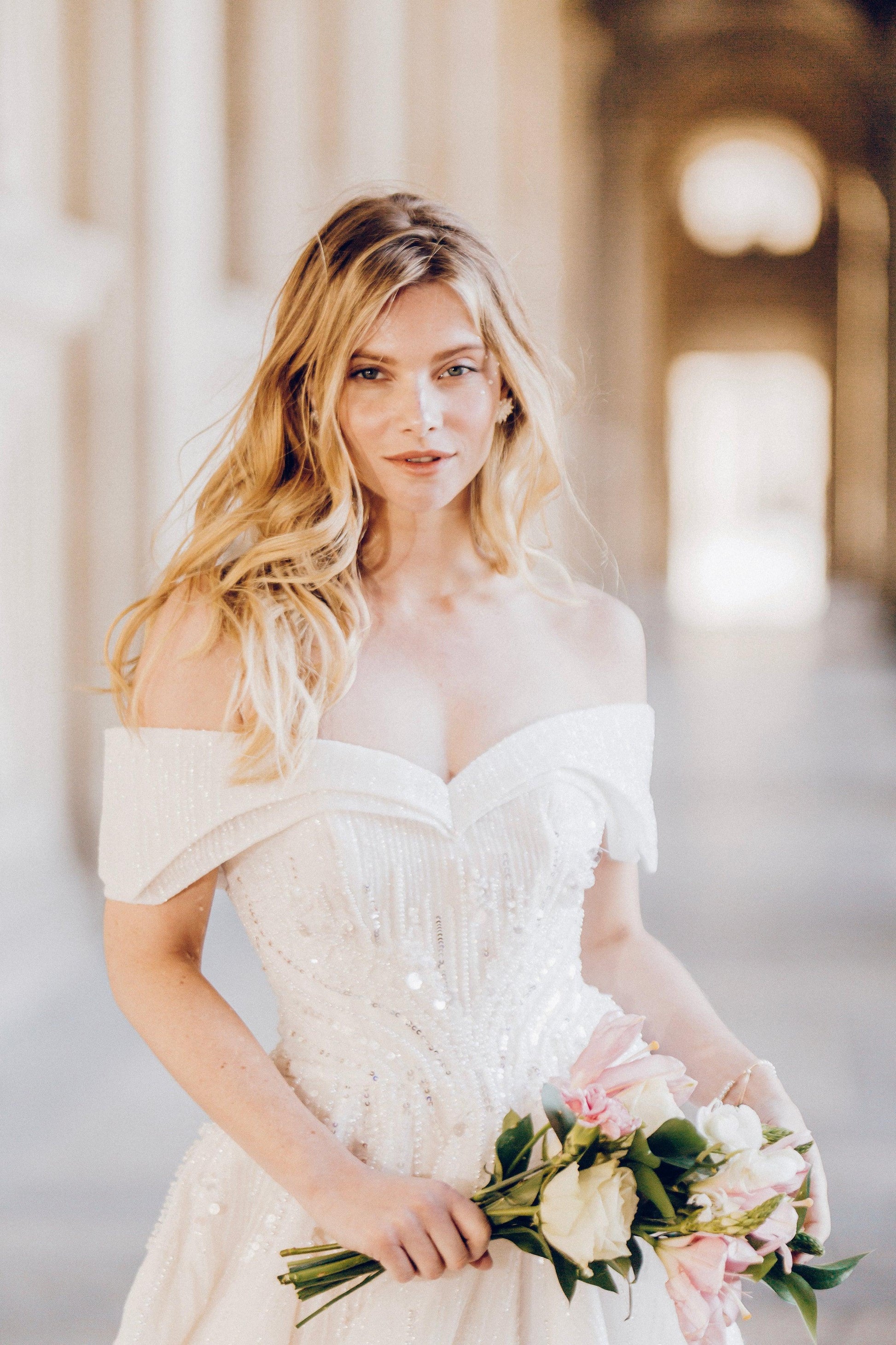 Princess Wedding Gown | Off Shoulder Bridal Gown | Dare and Dazzle