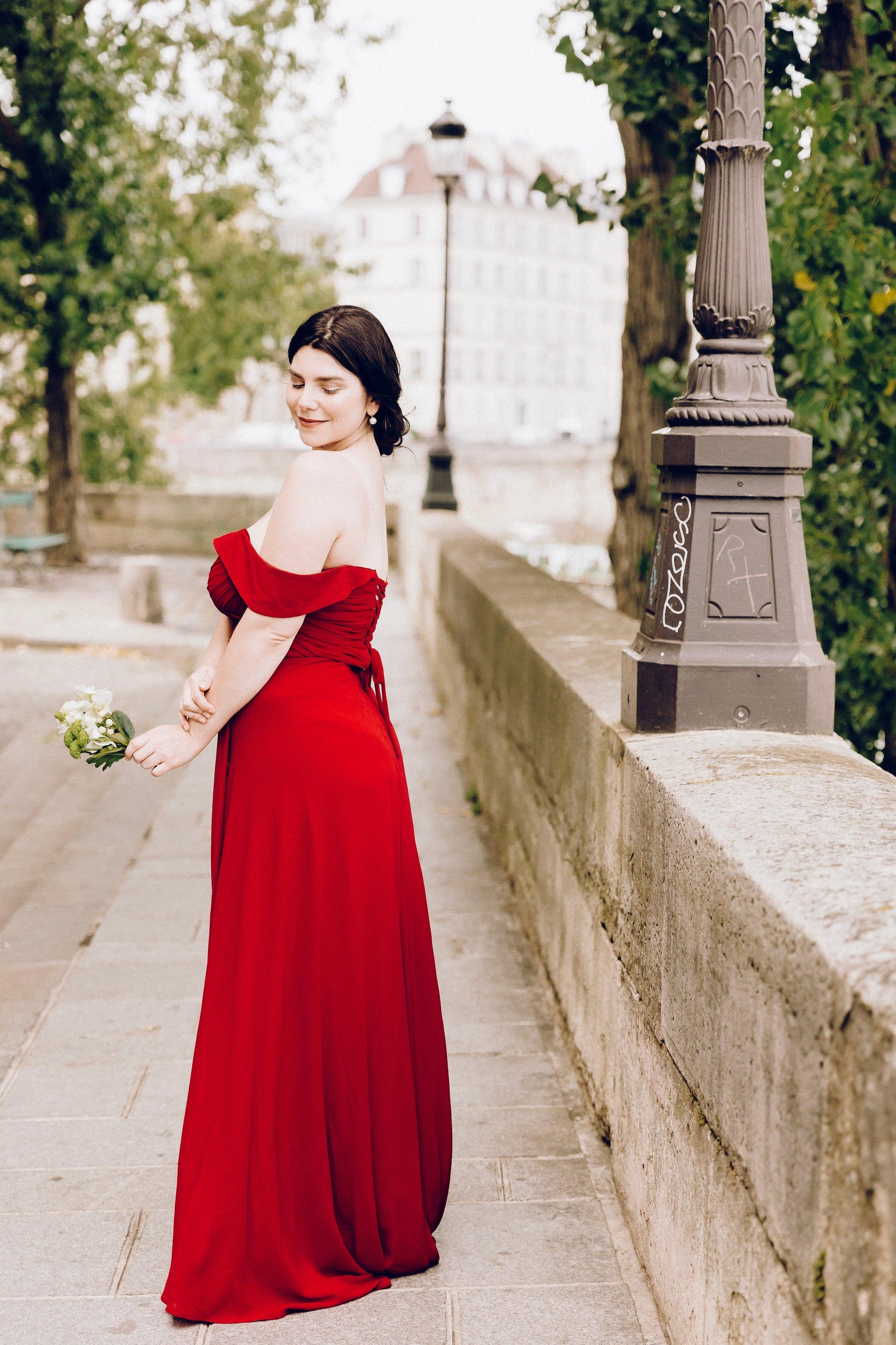 Side Slit Bridesmaid Dress | Side Slit Maxi Dress | Dare and Dazzle