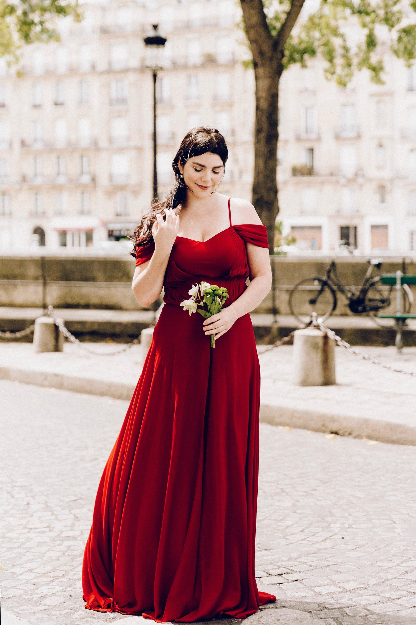 Cold Shoulder Bridesmaid Dress | Cold Shoulder Dress | Dare and Dazzle