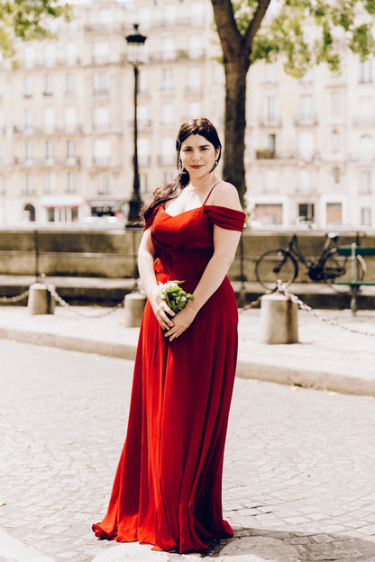 Cold Shoulder Bridesmaid Dress | Cold Shoulder Dress | Dare and Dazzle