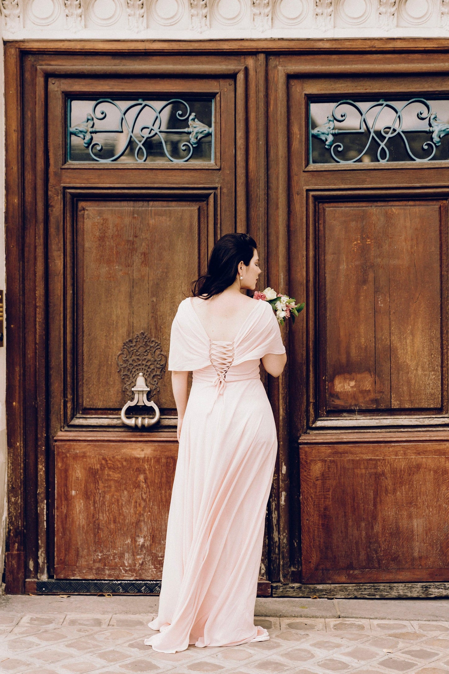 Chiffon Bridesmaid Dress | Chiffon Wrap Dress | Dare and Dazzle