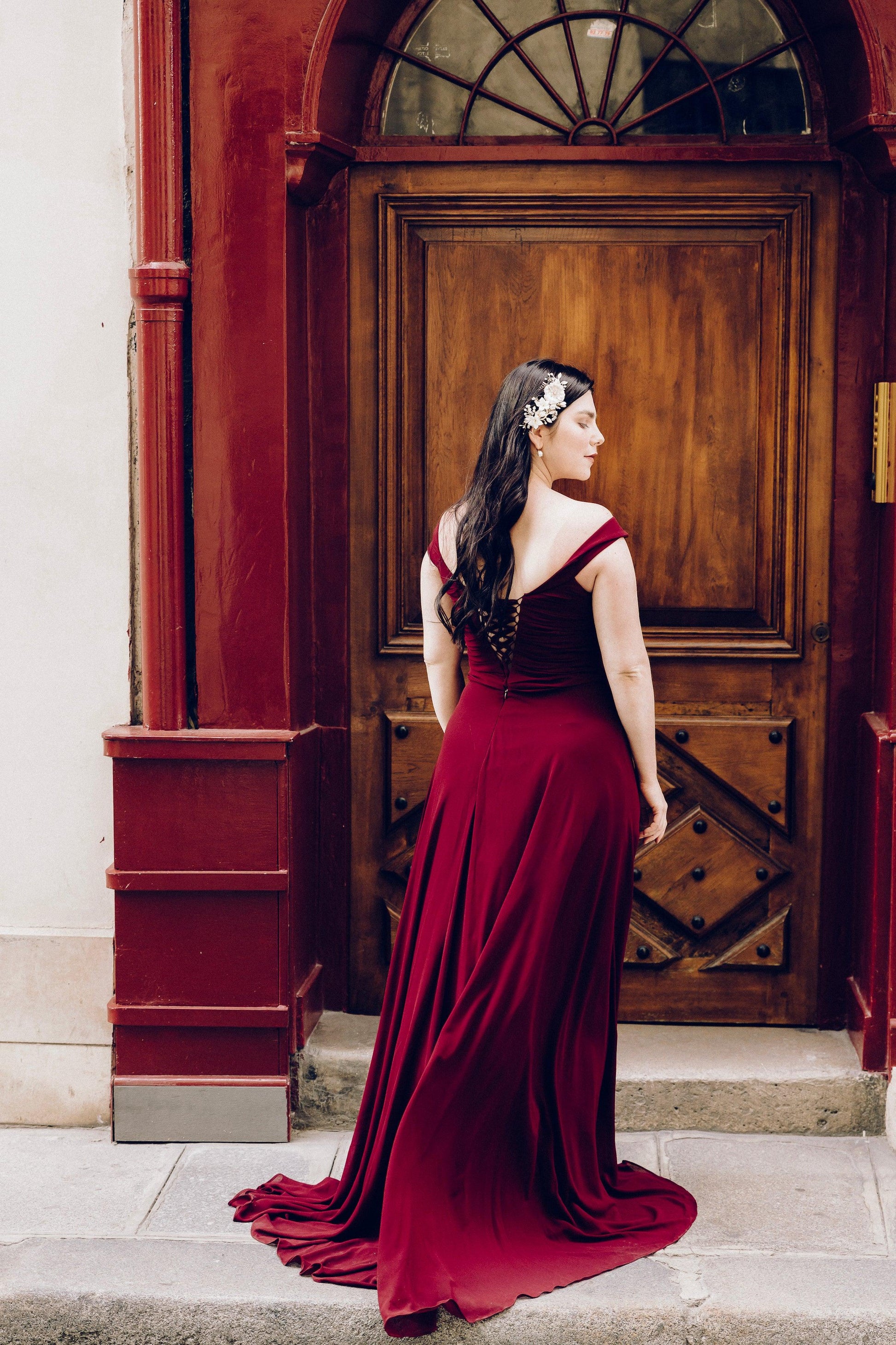 Side Slit Bridesmaid Dress | Side Slit Maxi Dress | Dare and Dazzle