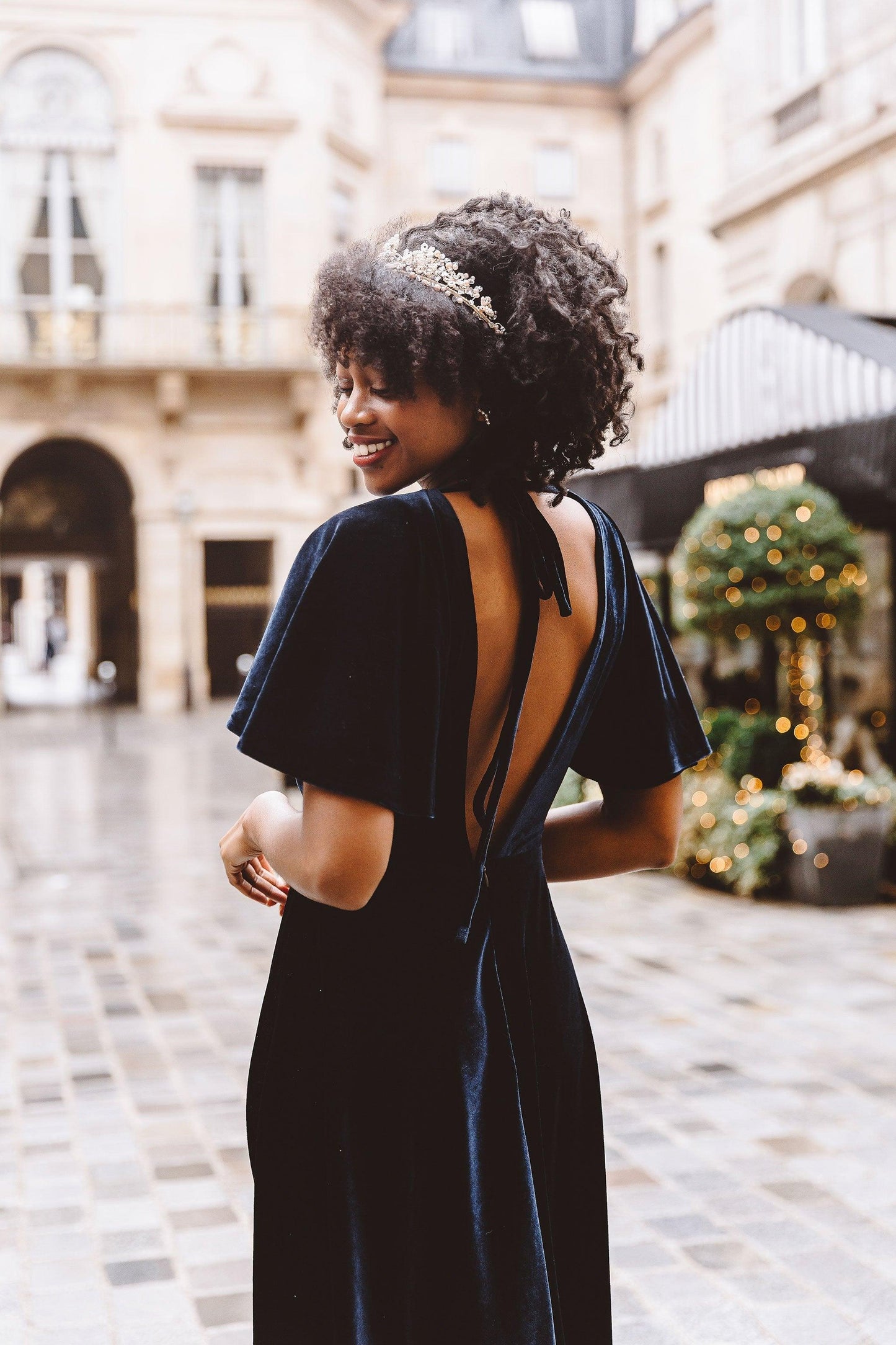 V Neck Maxi Dress | Navy Blue Bridesmaid Dresses | Dare and Dazzle