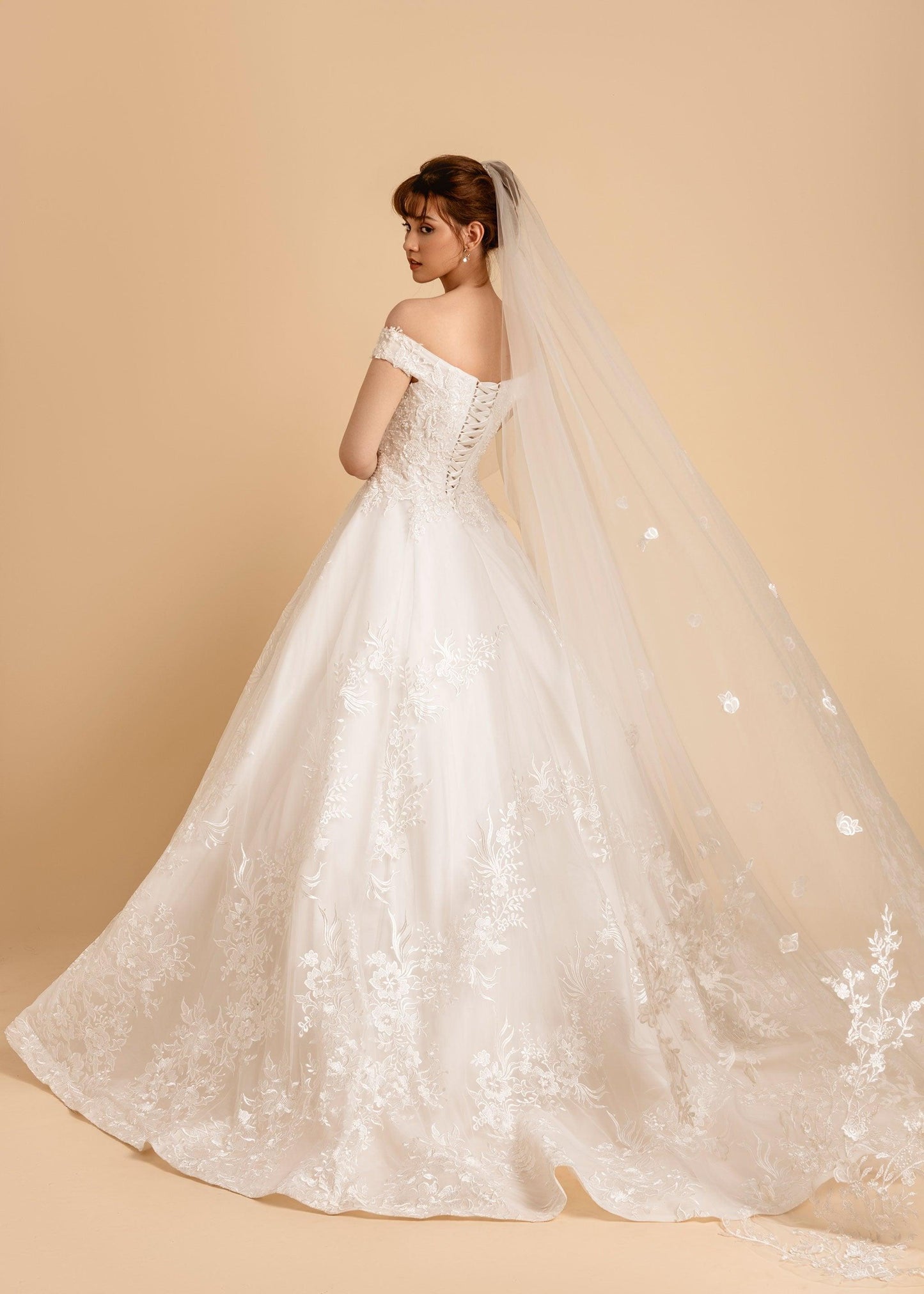 Off Shoulder Ball Gown | Tegla Ball Gown | Dare and Dazzle