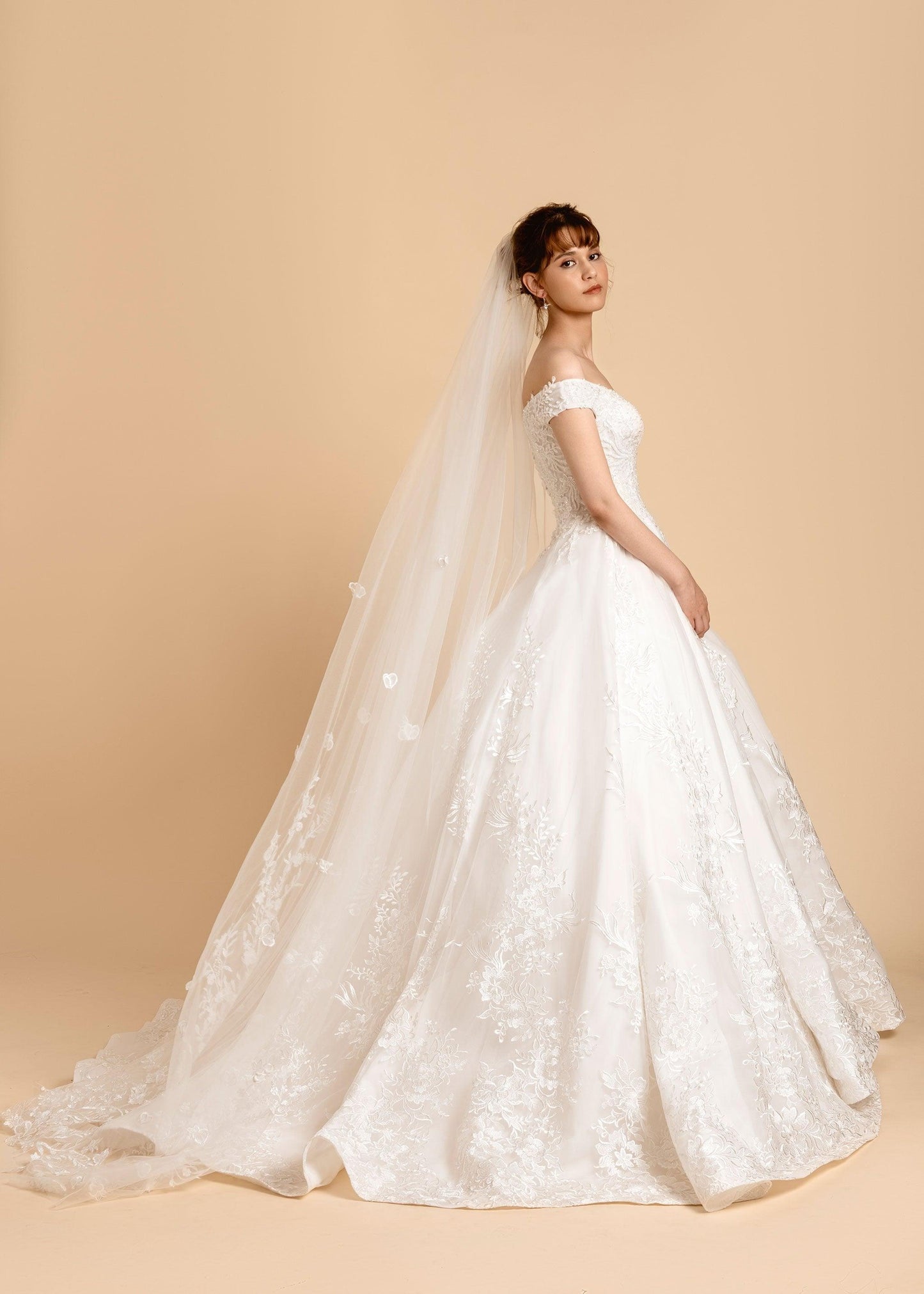 Off Shoulder Ball Gown | Tegla Ball Gown | Dare and Dazzle