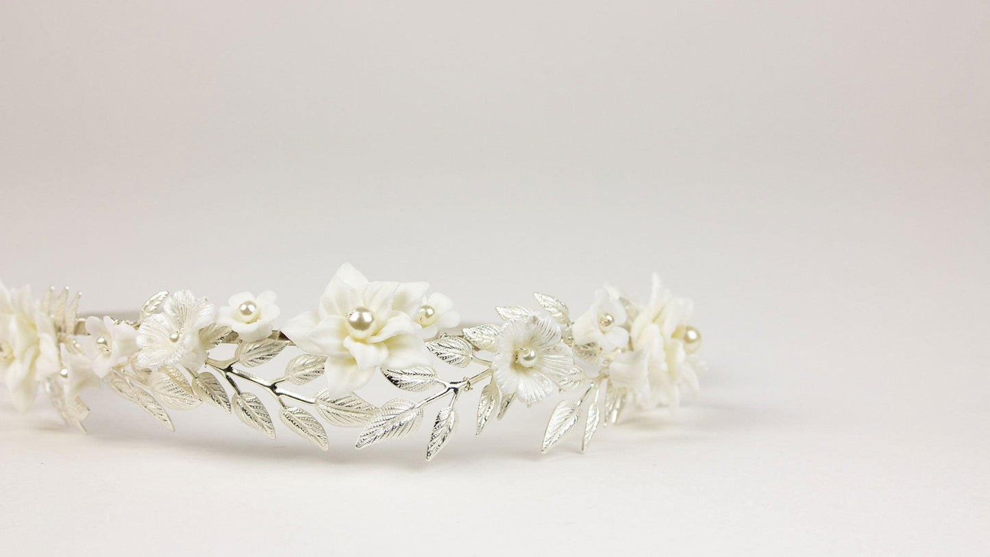 Bridesmaid Hair Piece | Veroni Headband | Dare and Dazzle