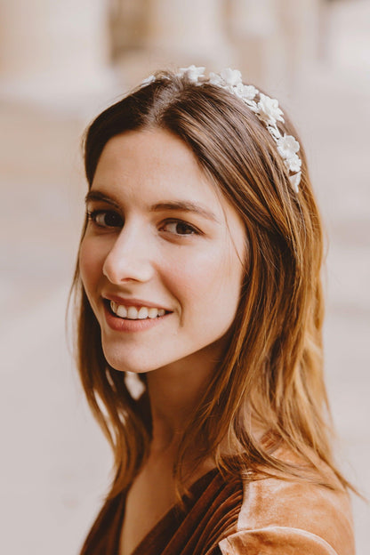 Bridesmaid Hair Piece | Veroni Headband | Dare and Dazzle