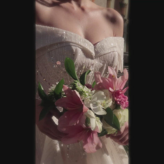 Princess Wedding Gown | Off Shoulder Bridal Gown | Dare and Dazzle